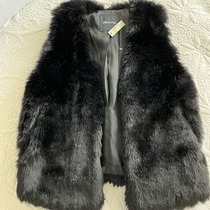 Madewell fur vest